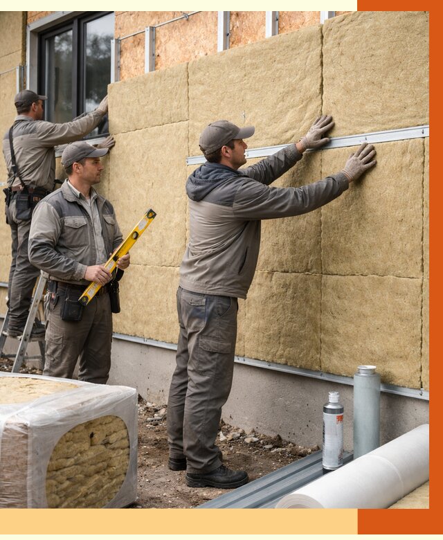 Утепление дома из SIP панелей в Североуральске от 6387 руб./м² под ключ | ТепломастерСву