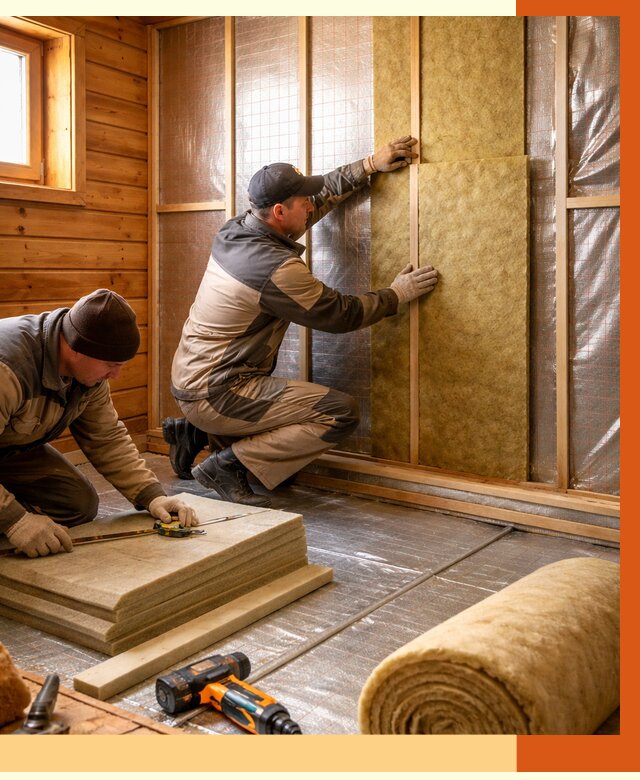 Утепление бани изнутри в Североуральске под ключ от 4326 руб./м² | ТепломастерСву