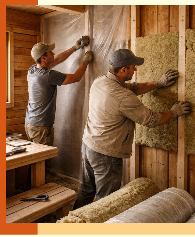 Утепление бани изнутри в Североуральске качественно и недорого