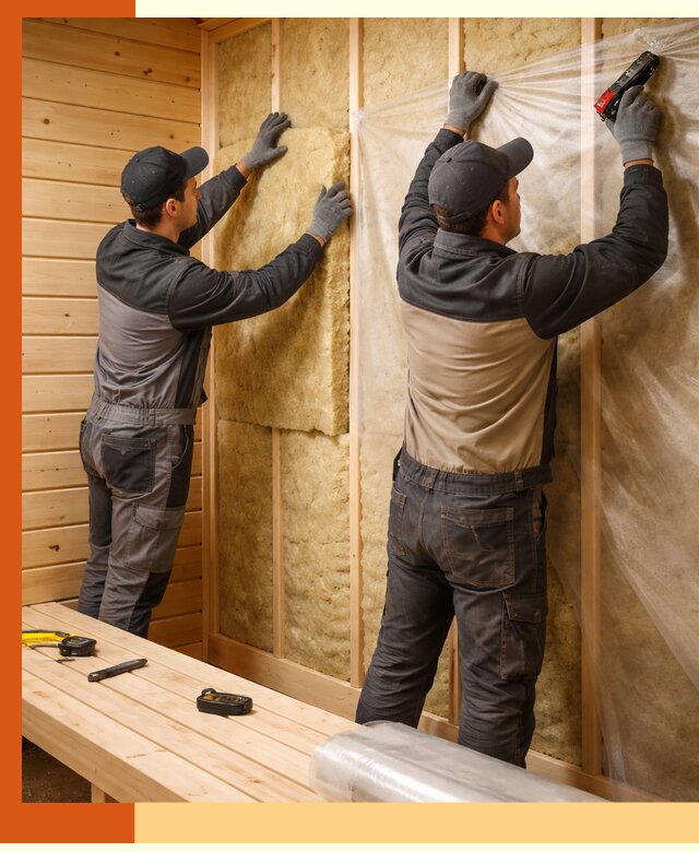 Профессиональное утепление сауны в Североуральске с гарантиями качества