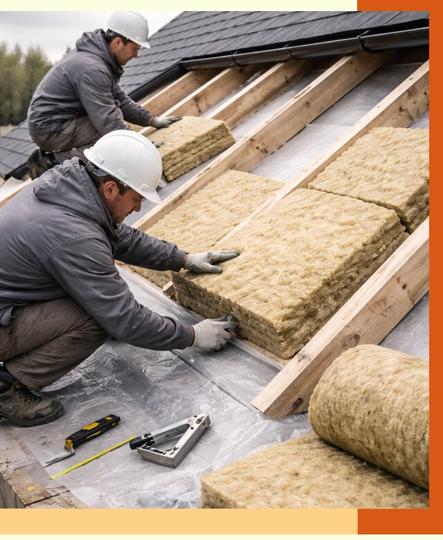 Утепление крыши в Североуральске от 1906 руб./м2 — комплексное утепление кровли | ТепломастерСву