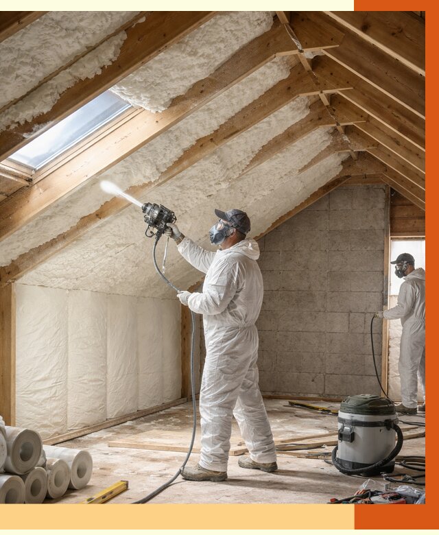 Утепление мансарды ППУ в Североуральске от 2833 руб./м² — заказать под ключ | ТепломастерСву