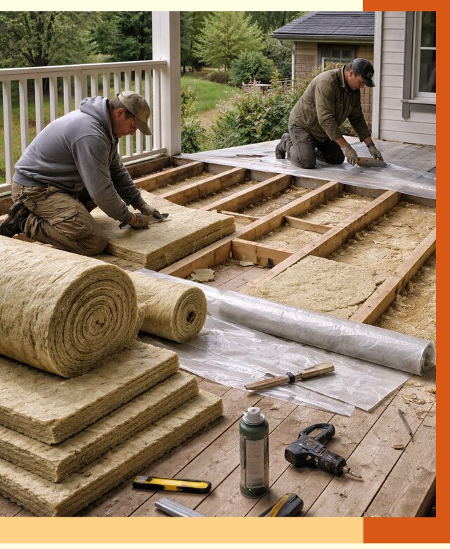 Утепление террасы в Североуральске от 4326 руб./м2 — утеплить террасу под ключ | ТепломастерСву