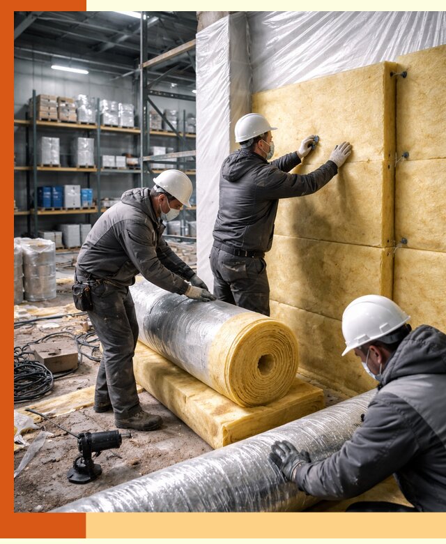 Утепление склада химсырья в Североуральске: безопасная и эффективная изоляция