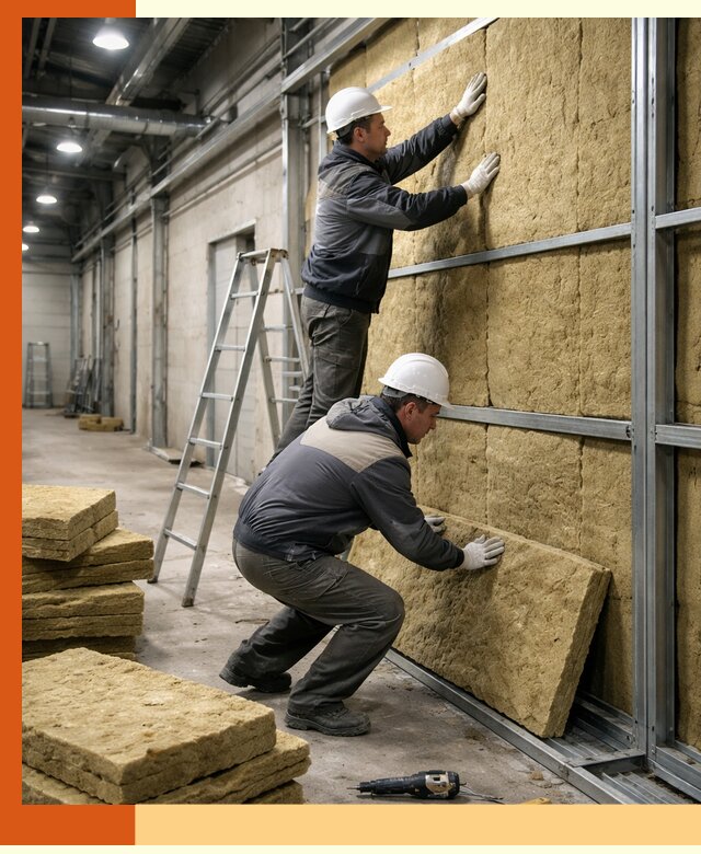 Утепление цеха под ключ в Североуральске с гарантией качества