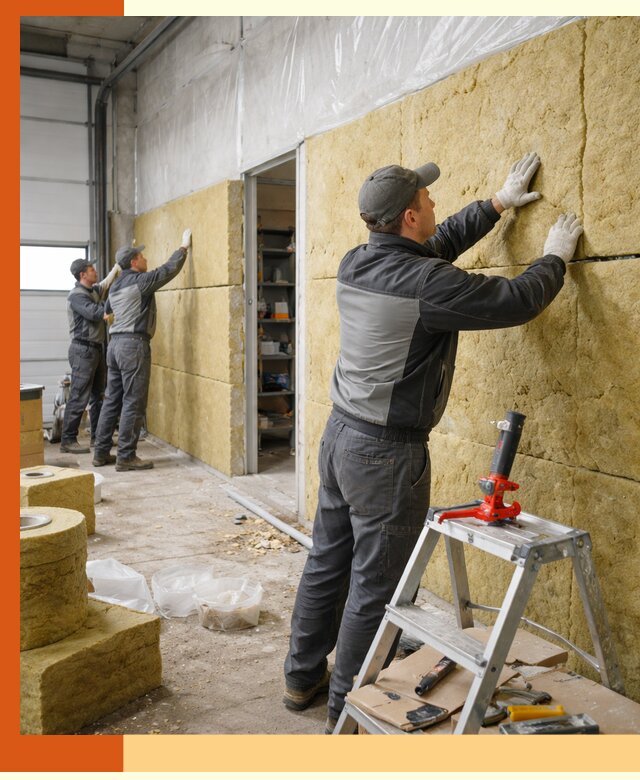 Утепление автосервиса и мастерских в Североуральске качественно и надёжно