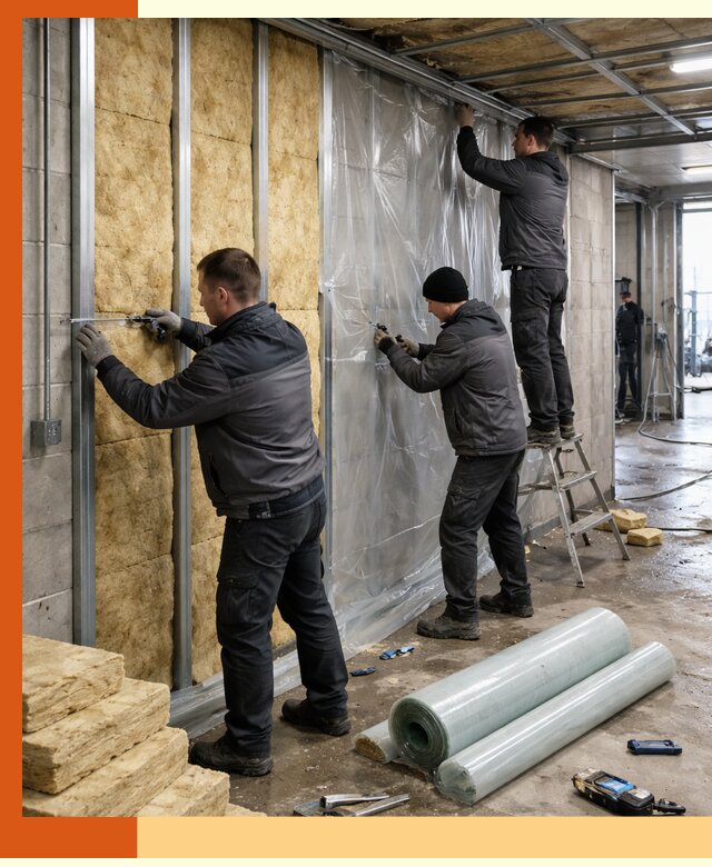 Профессиональное утепление автомойки в Североуральске для любого типа помещений