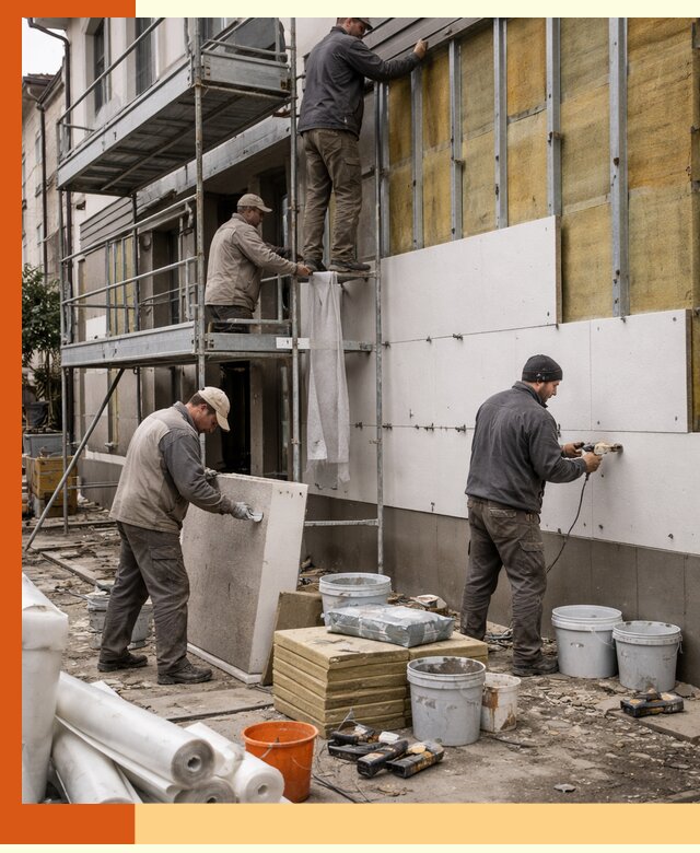 Утепление гостиницы под ключ в Североуральске с гарантией качества