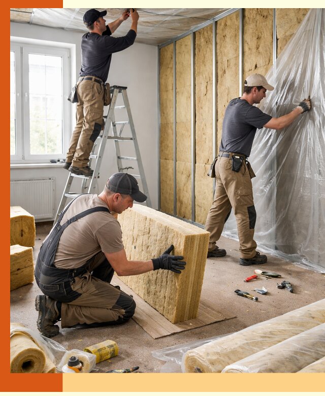 Утепление офисных помещений под ключ в Североуральске