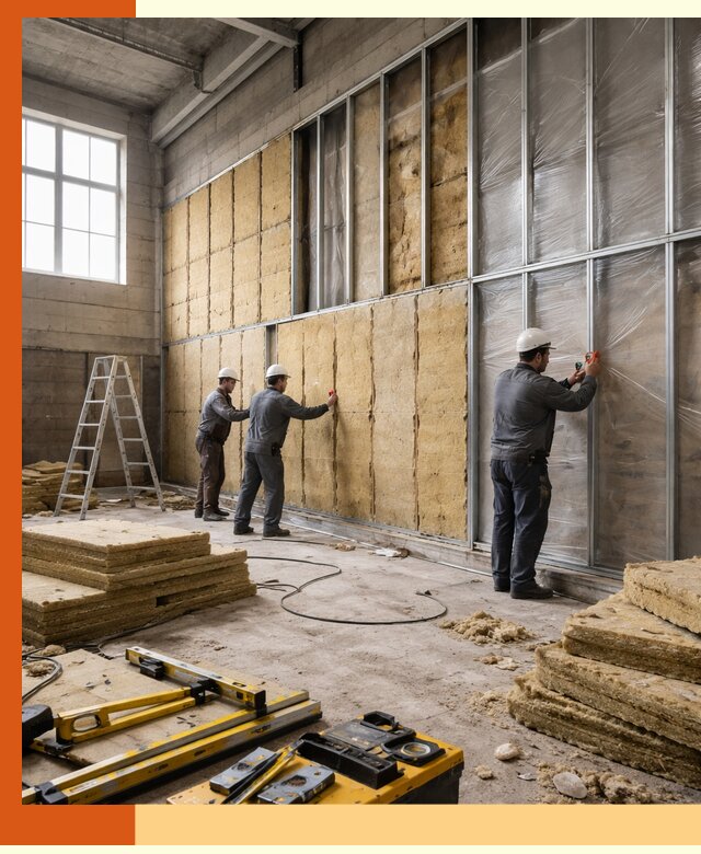 Утепление спортивного зала в Североуральске качественно и недорого