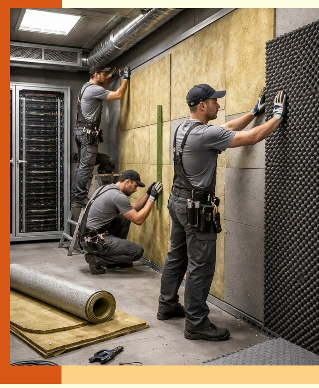 Утепление серверной комнаты профессионально в Североуральске