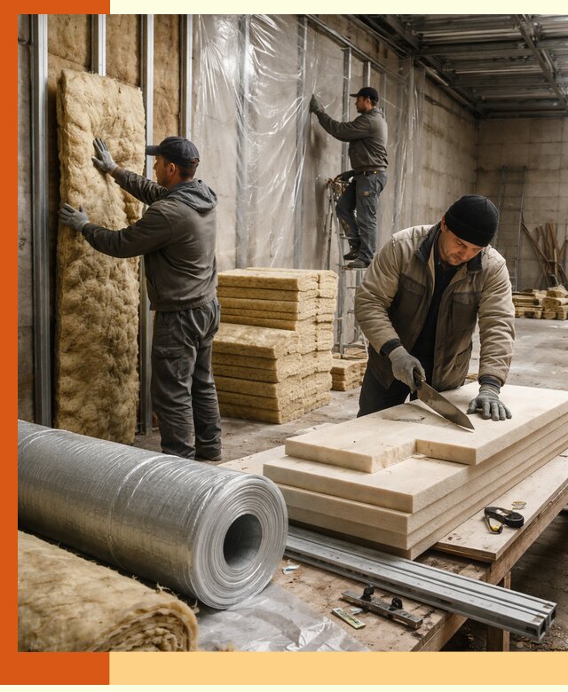 Утепление торгового склада в Североуральске с энергоэффективными решениями