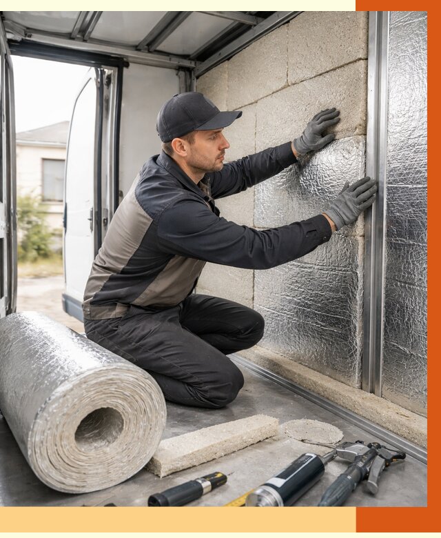 Утепление фургона рефрижератора в Североуральске от 12876 руб./м² под ключ | ТепломастерСву