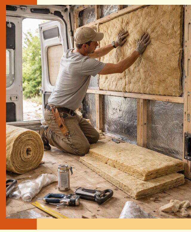 Утепление кемпера под ключ в Североуральске с гарантией качества