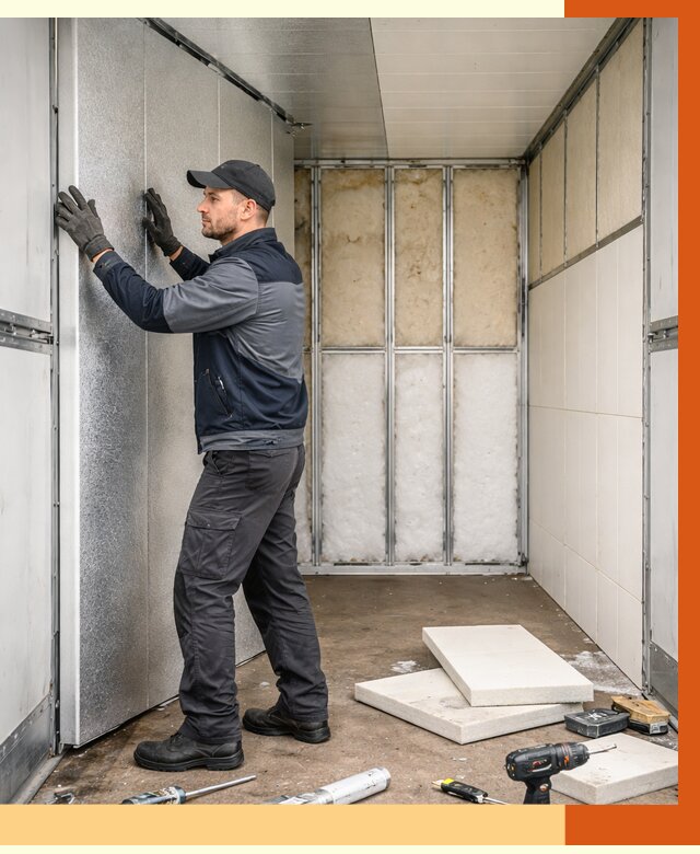 Утепление холодильного кузова в Североуральске от 13906 руб. под ключ | ТепломастерСву