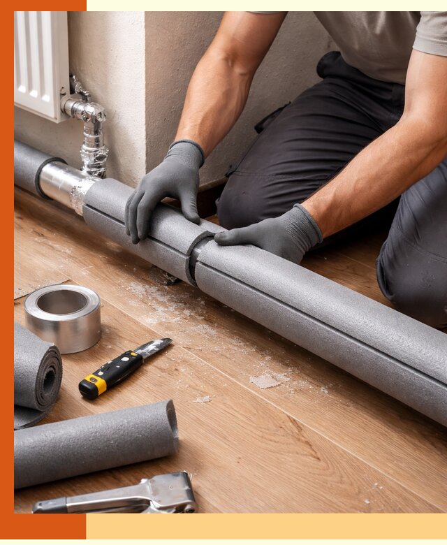 Утепление труб отопления в Североуральске: теплоизоляция и защита сети