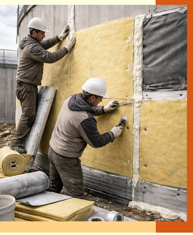 Утепление резервуара в Североуральске от 28328 руб/м2 — монтаж ППУ и комплекс под ключ | ТепломастерСву