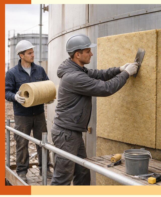 Профессиональное утепление резервуара и теплоизоляция в Североуральске