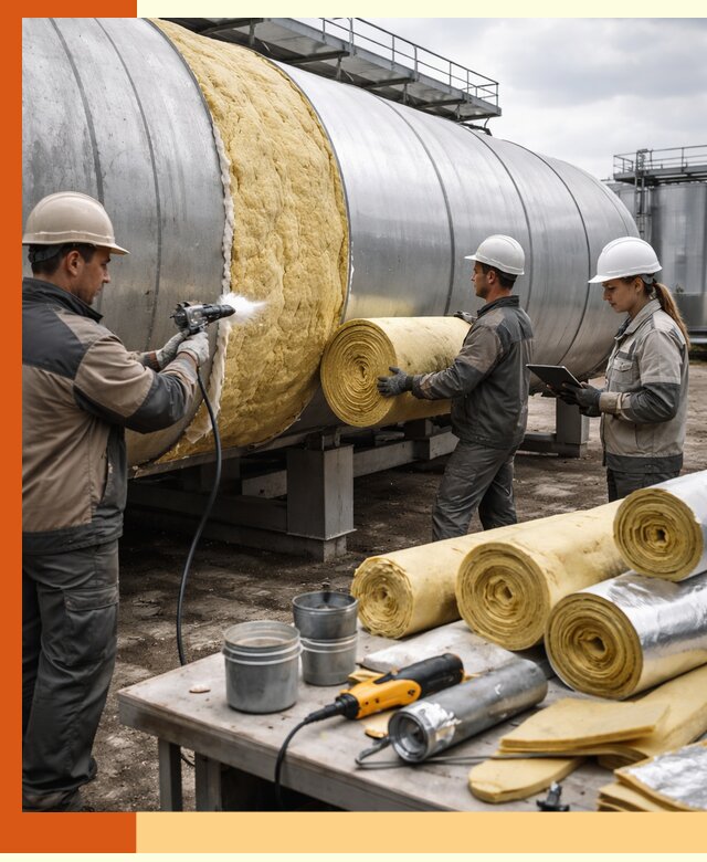 Утепление цистерны в Североуральске — утеплители и монтаж под ключ