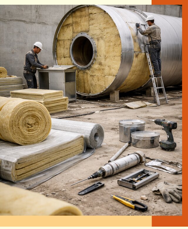 Утепление резервуара с топливом в Североуральске от 28328 руб. под ключ | ТепломастерСву