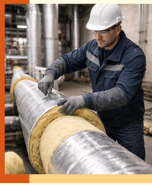 Утепление технологического оборудования и заводских установок в Североуральске