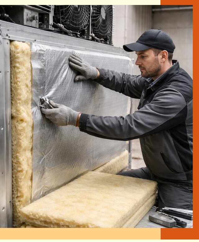 Утепление холодильного агрегата в Североуральске от 8756 руб. под ключ | ТепломастерСву