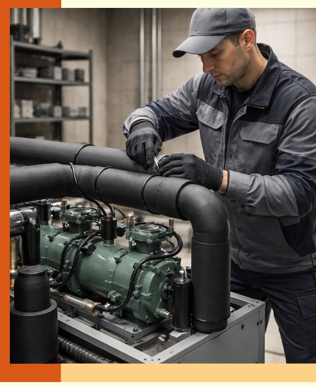 Утепление холодильного агрегата и теплоизоляция в Североуральске