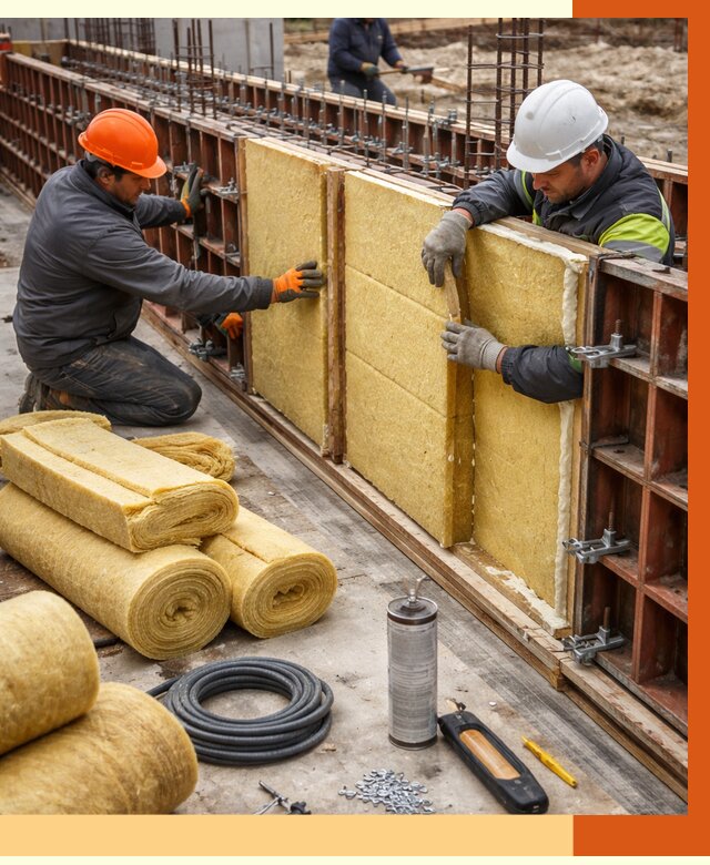 Теплоизоляция опалубки в Североуральске от 7417 руб. за м2 — услуги и монтаж | ТепломастерСву