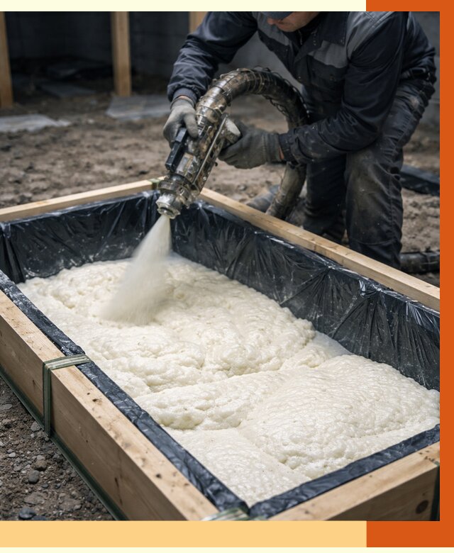 Заливка ППУ в формы в Североуральске от 2575 руб. — утепление форм под ключ | ТепломастерСву