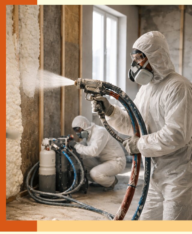 Пенополиуретан напыление для утепления зданий в Североуральске