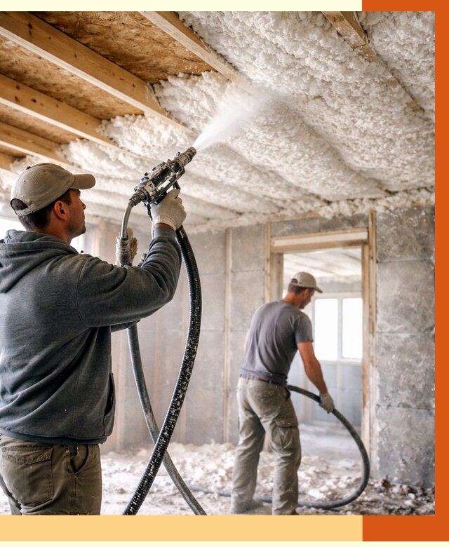 Утепление пеноизолом в Североуральске от 1648 руб./м2 под ключ | ТепломастерСву