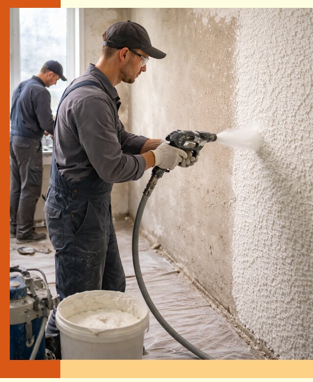 Утепление стен жидкой теплоизоляцией в Североуральске для квартир и домов