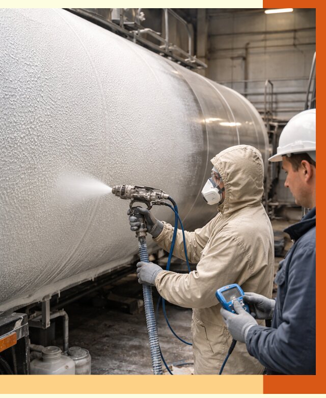 Утепление автоцистерны жидкой теплоизоляцией в Североуральске от 14936 руб. под ключ | ТепломастерСву