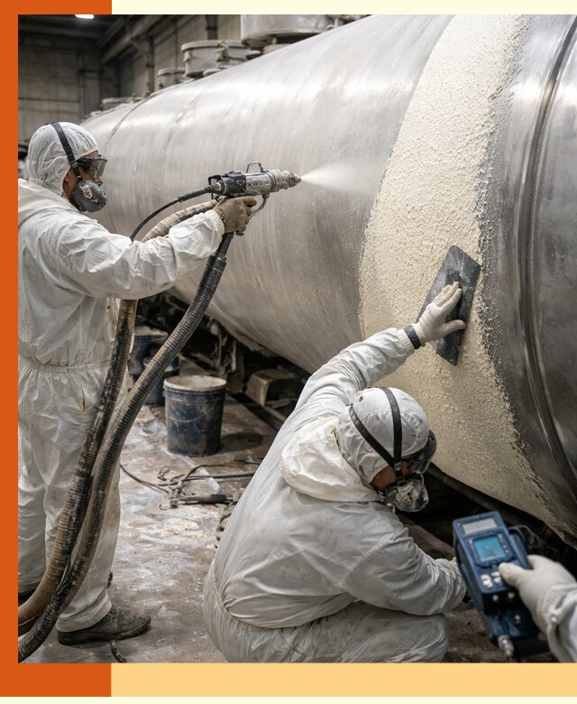 Утепление автоцистерн жидкой теплоизоляцией в Североуральске