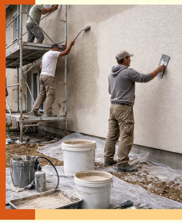 Утепление фасада жидкой пробкой в Североуральске