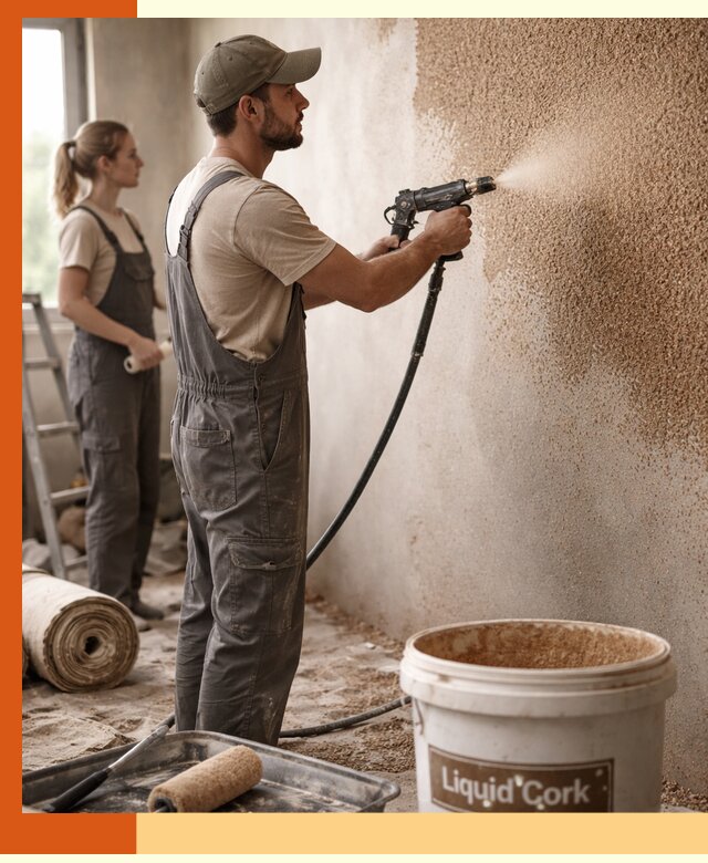 Утепление стен жидкой пробкой в Североуральске эффективное и долговечное