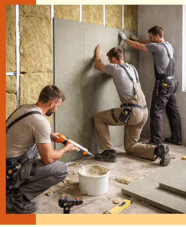 Профессиональная шумоизоляция стен в Североуральске для квартир и домов