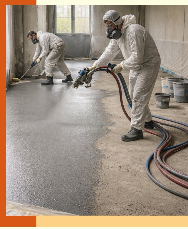 Гидроизоляция полимочевиной полов и конструкций в Североуральске