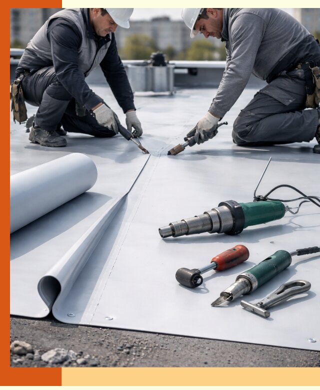 Гидроизоляция мембранной кровли в Североуральске: монтаж и ремонт быстро