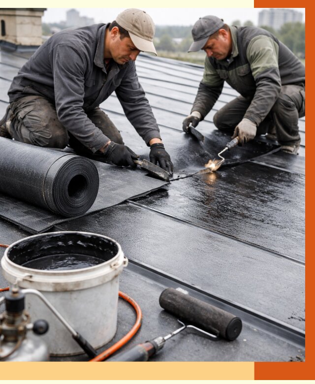 Гидроизоляция фальцевой кровли в Североуральске от 7726 руб. под ключ | ТепломастерСву