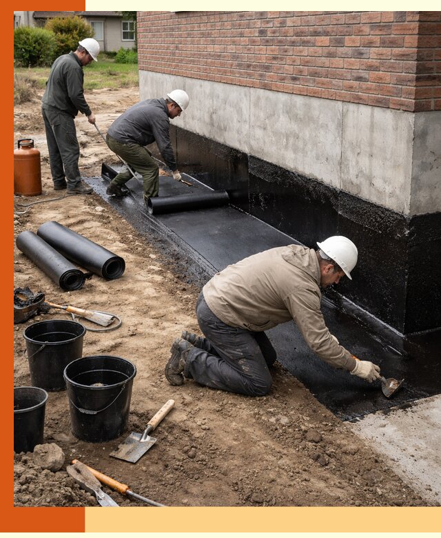 Гидроизоляция фундамента в Североуральске: надежная защита строений