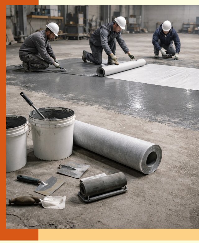 Гидроизоляция промышленного пола в Североуральске — защита и долговечность