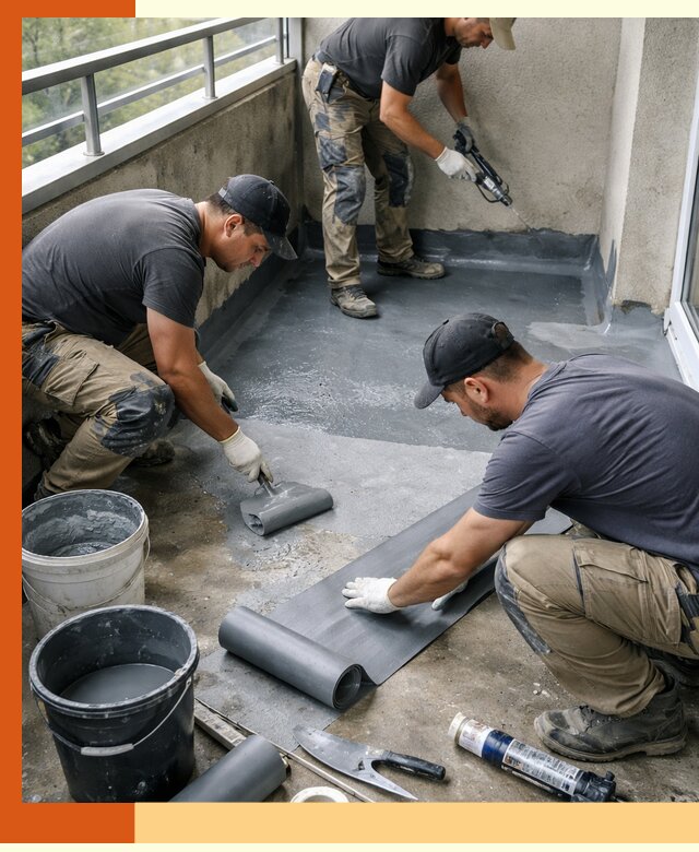 Гидроизоляция балкона в Североуральске: надежная защита от протечек