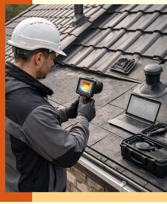 Тепловизионное обследование кровли в Североуральске для выявления дефектов