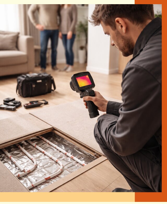 Тепловизионное обследование теплого пола в Североуральске от 4635 руб. — ТепломастерСву