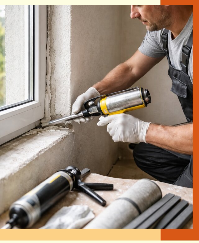 Герметизация стыков и примыканий в Североуральске от 1236 руб. под ключ | ТепломастерСву