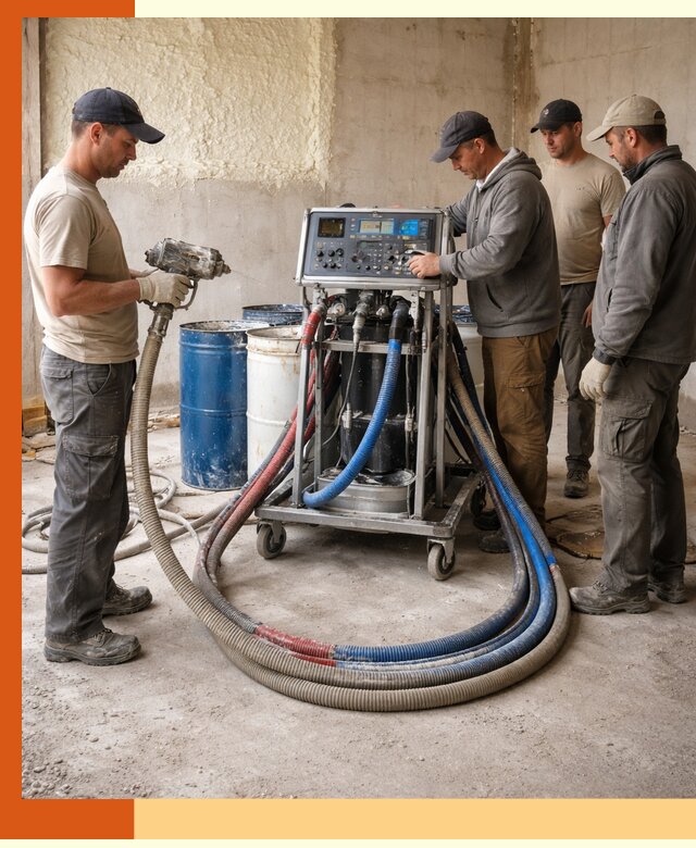 Аренда установки для напыления ППУ в Североуральске на выгодных условиях