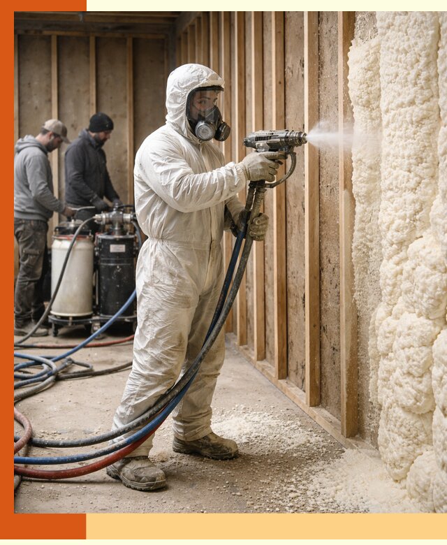 Обучение напылению ППУ: курсы для специалистов в Североуральске